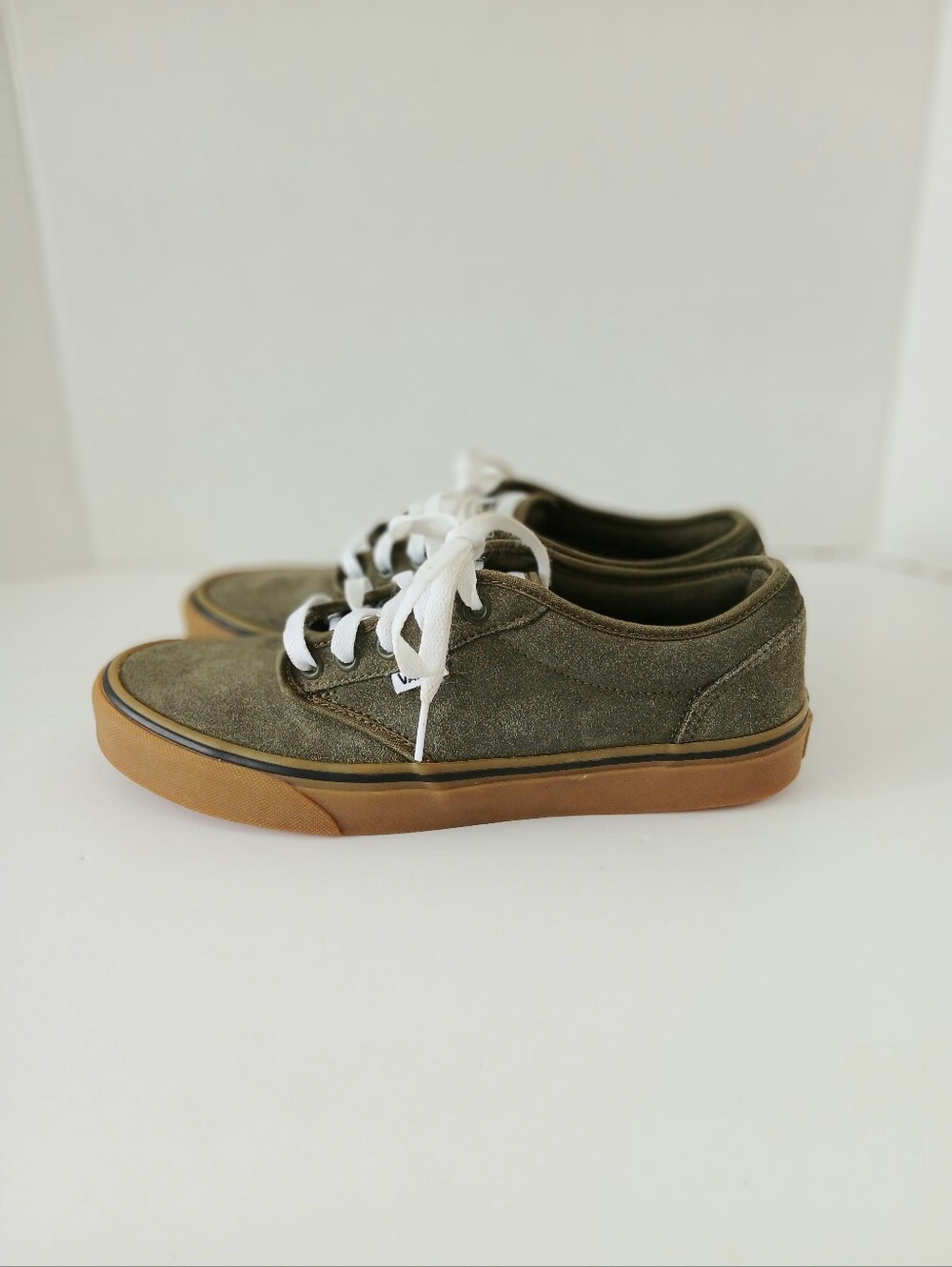 Vans Atwood Suede Low Rise Grape Leaf Green Trainer Men 8.5